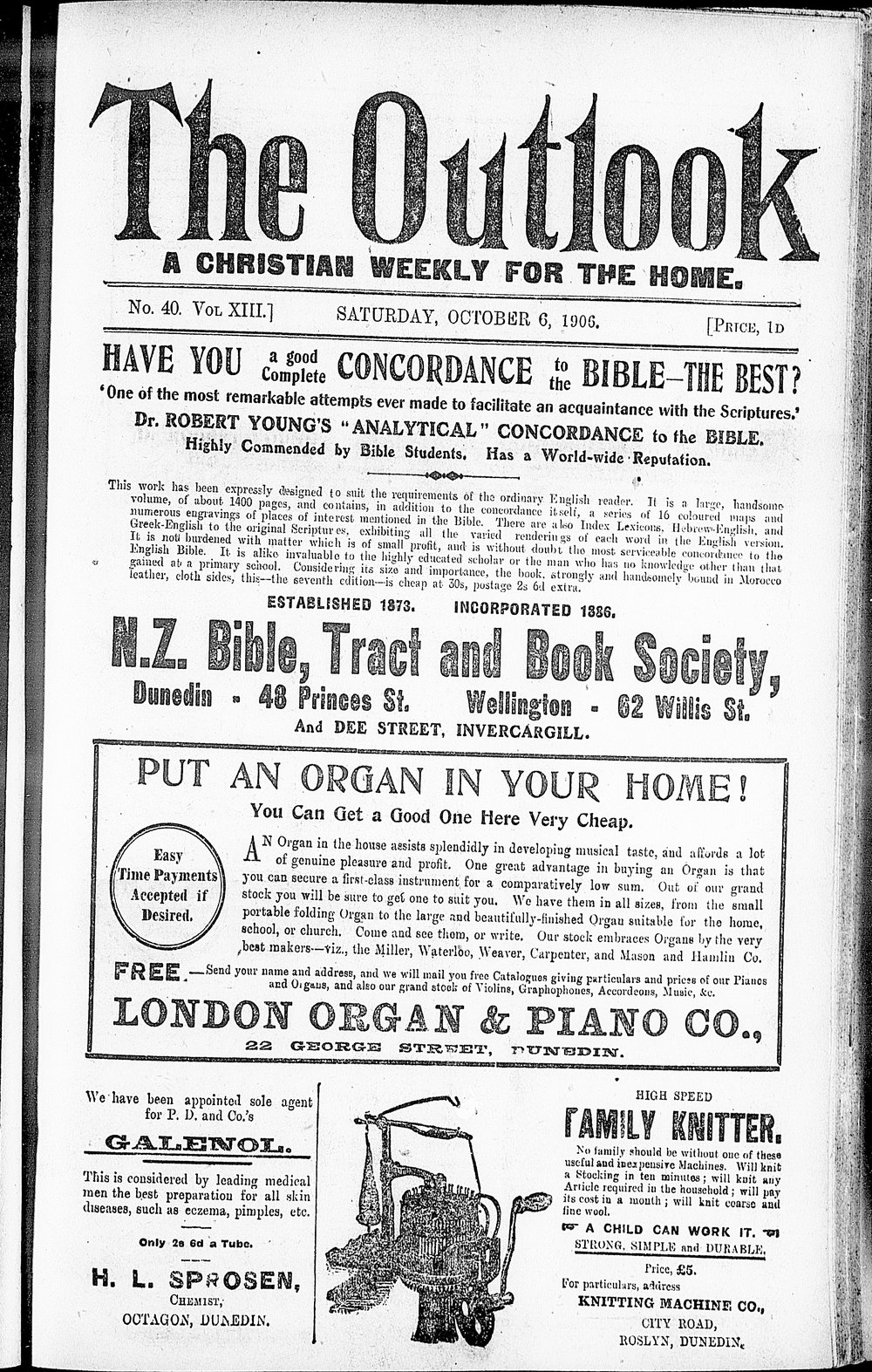 The Outlook: 6th October 1906