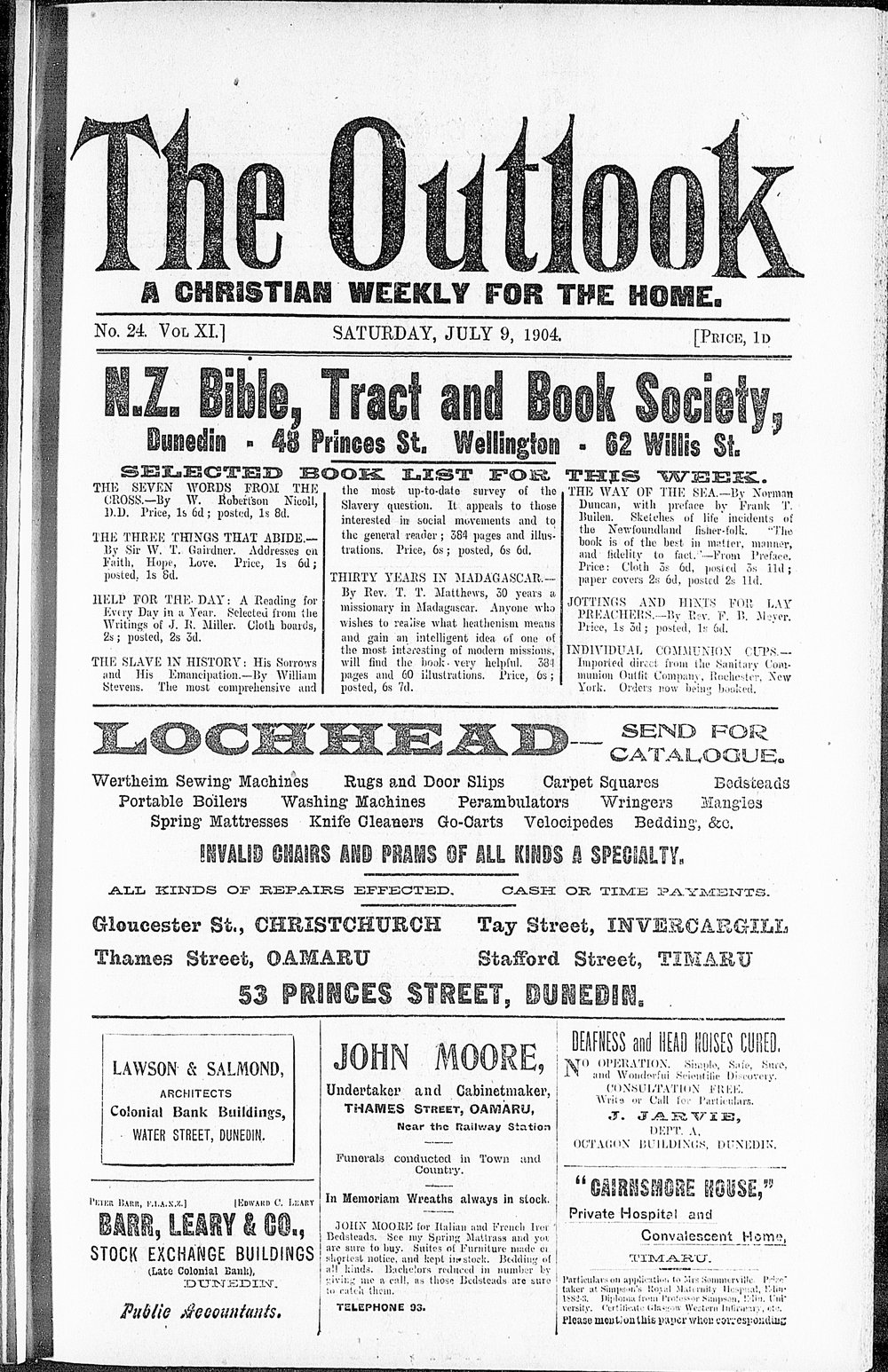 The Outlook: 9th July 1904