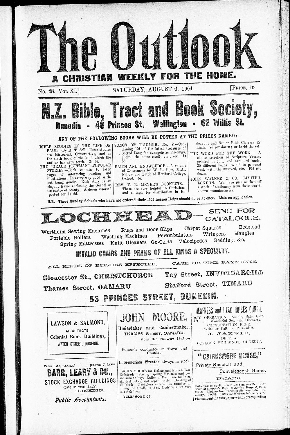 The Outlook: 6th August 1904