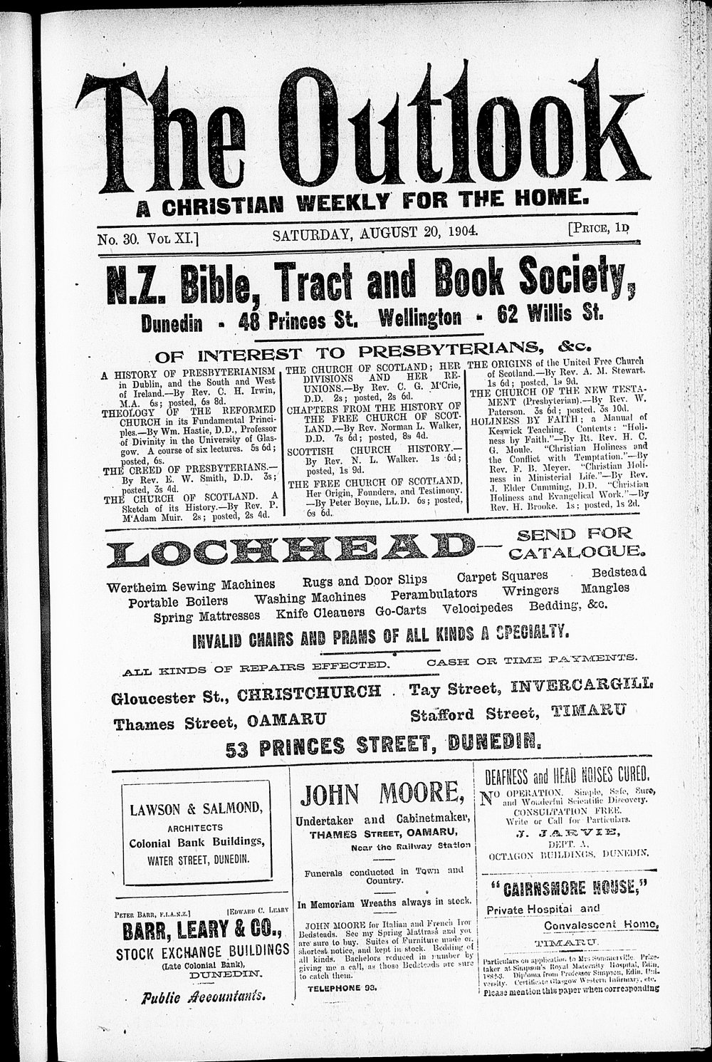 The Outlook: 20th August 1904