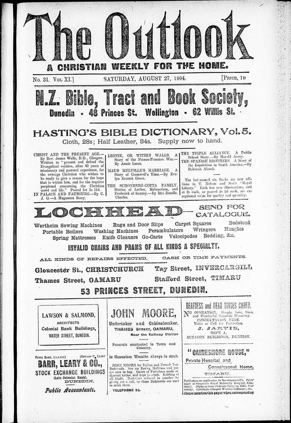 The Outlook: 27th August 1904