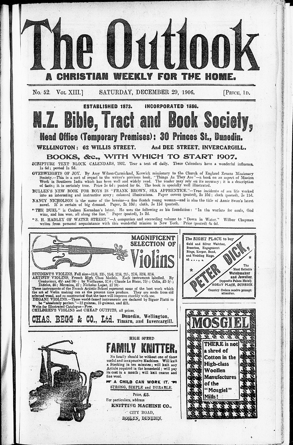 The Outlook: 29th December 1906