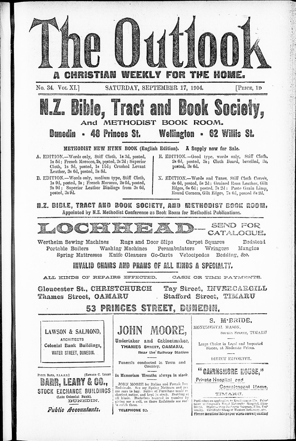 The Outlook: 17th September 1904