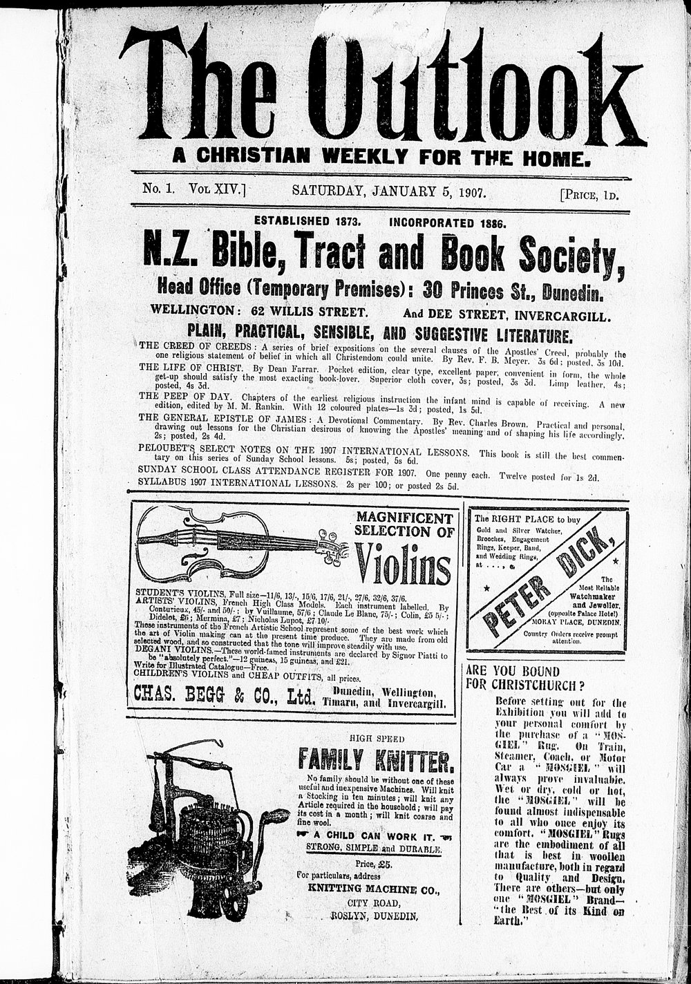 The Outlook: 5th January 1907