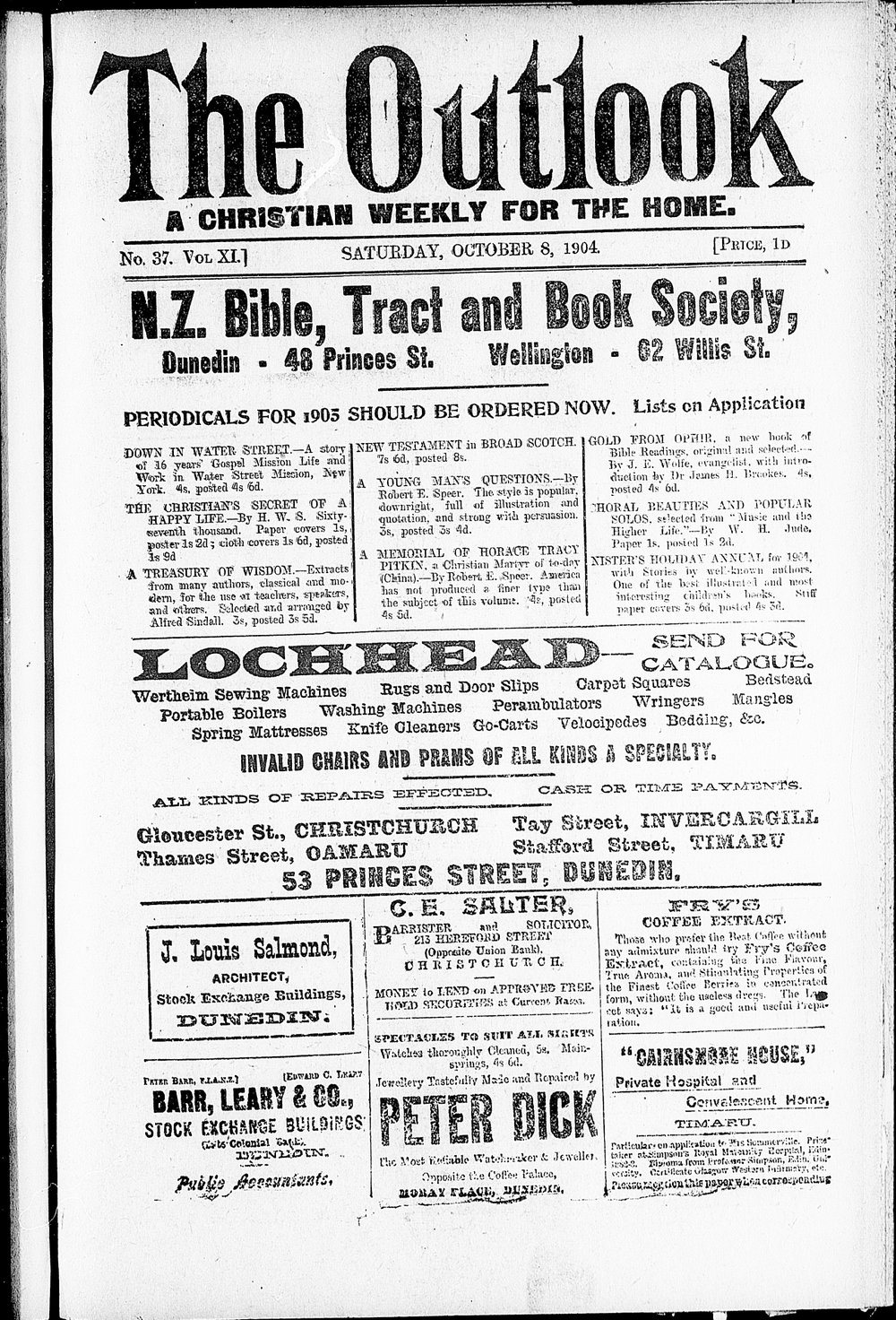 The Outlook: 8th October 1904