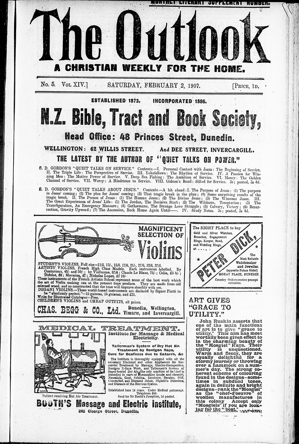 The Outlook: 2nd February 1907