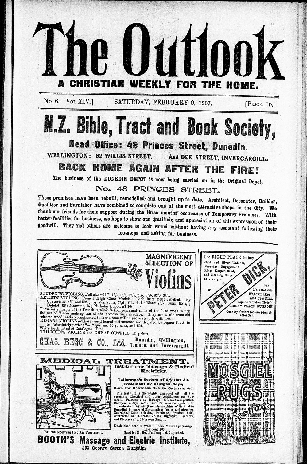 The Outlook: 9th February 1907