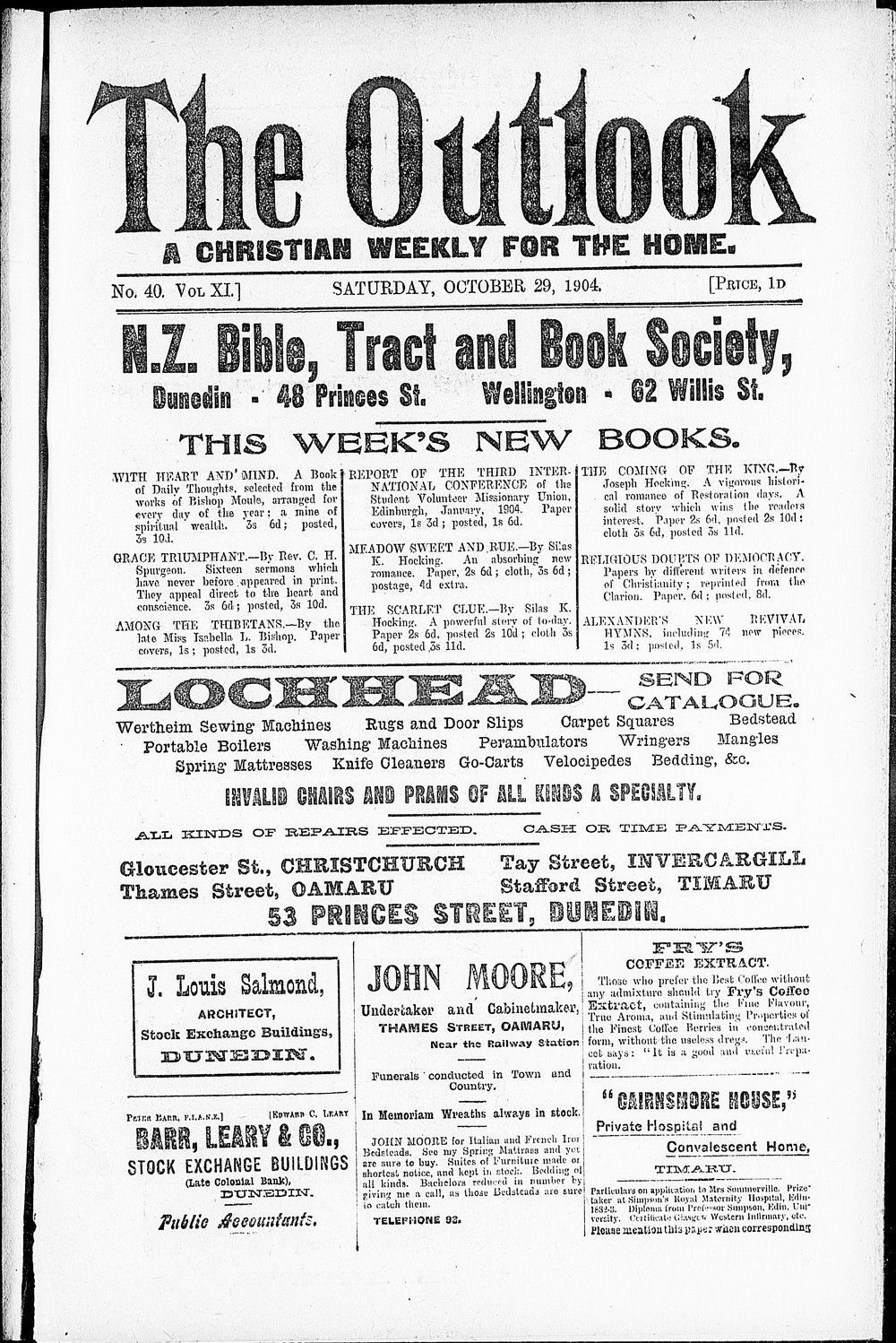 The Outlook: 29th October 1904