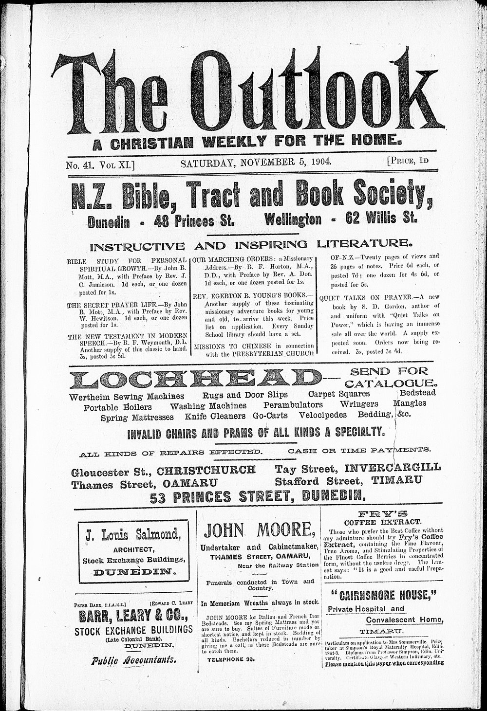 The Outlook: 5th November 1904