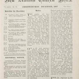 The New Zealand Church News Churchnews_1907_12