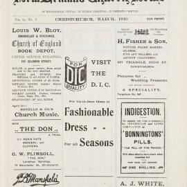 The New Zealand Church News Churchnews_1910_03