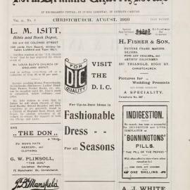 The New Zealand Church News Churchnews_1910_08