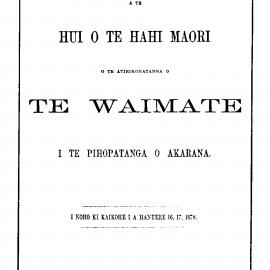 Te Waimate 1878