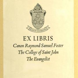 Canon Raymond Samuel Foster