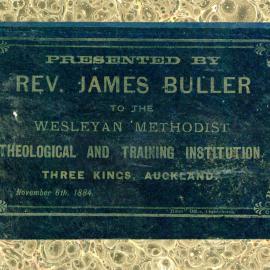 Rev. Hames Buller