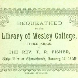 The Rev. T.R. Fisher