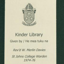 Rev'd W. Merlin Davies