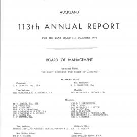 Anglican Children's Trust 113th Annual Report