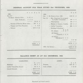 Missions to Seamen 1923 -1924