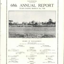 The Orphan Home Annual Report 1927 - 1928