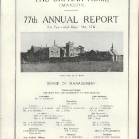 The Orphan Home Annual Report 1937