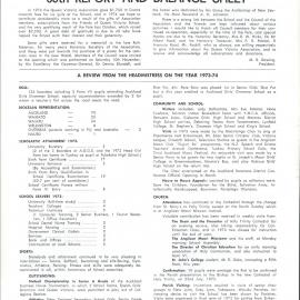 Queen Victoria Association Report 1974