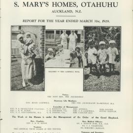 St. Mary's Homes Report 1928 - 1929