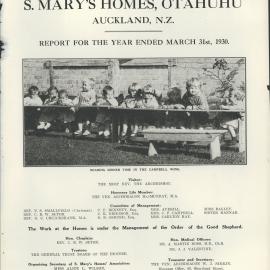St. Mary's Homes Report 1929 - 1930