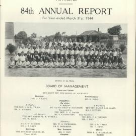 The Orphan Home Annual Report 1944