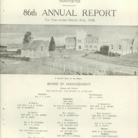 The Orphan Home Annual Report 1946