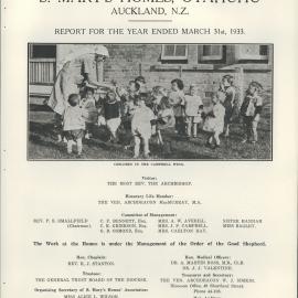 St. Mary's Homes Report 1933