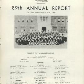 The Orphan Home Annual Report 1949