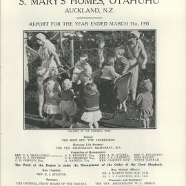 St. Mary's Homes Report 1935