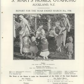 St. Mary's Homes Report 1936