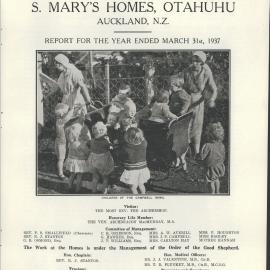 St. Mary's Homes Report 1937