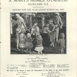 St. Mary's Homes Report 1939
