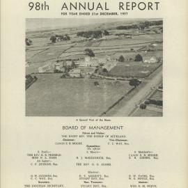 The Orphan Home Annual Report 1958