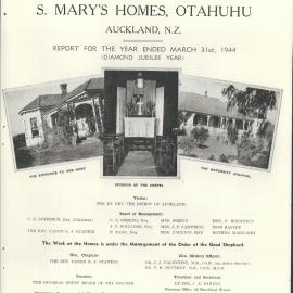 St. Mary's Homes Report 1944