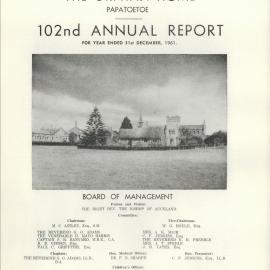 The Orphan Home Annual Report 1962