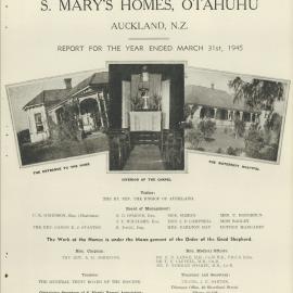 St. Mary's Homes Report 1945