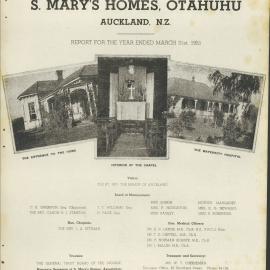St. Mary's Homes Report 1951