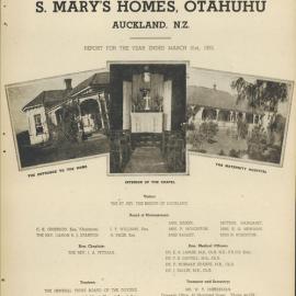 St. Mary's Homes Report 1952