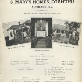St. Mary's Homes Report 1953