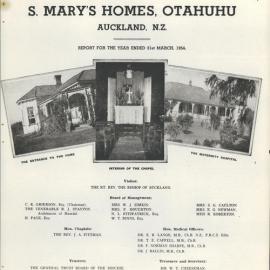 St. Mary's Homes Report 1954