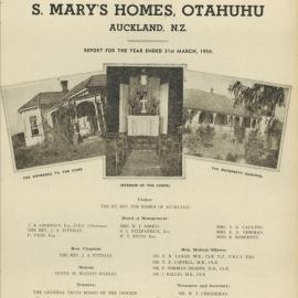 St. Mary's Homes Report 1956