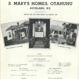 St. Mary's Homes Report 1961