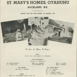 St. Mary's Homes Report 1970