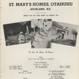 St. Mary's Homes Report 1972