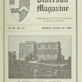 Waikato Diocesan Magazine Gazette October 1930