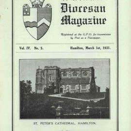 Waikato Diocesan Magazine March 1931
